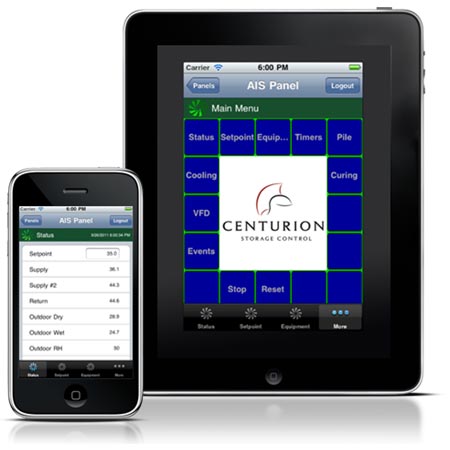 iCenturion, a Centurion storage control app