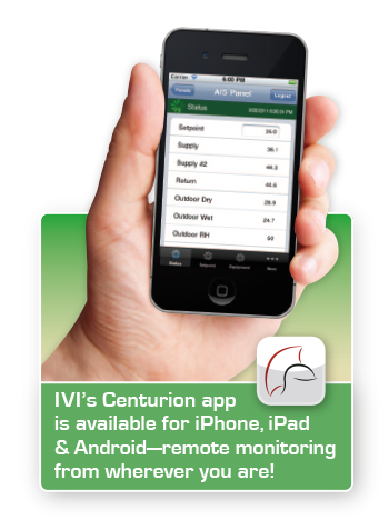 Centurion mobile app allows remote monitoring wherever you are
