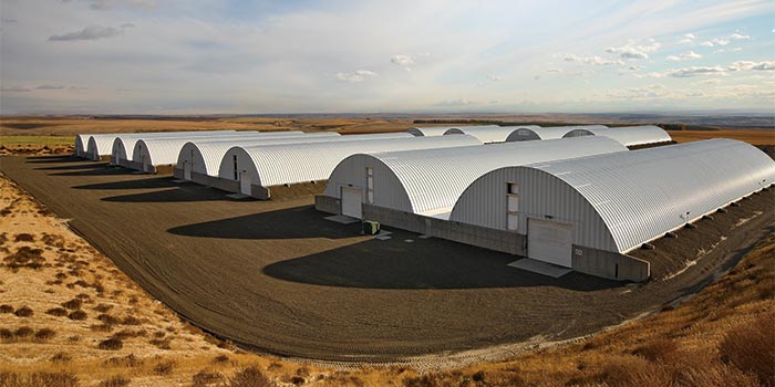 Crop storage climate control buildings designed by IVI